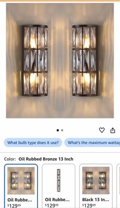 New designer lights pair