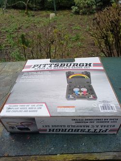 Pittsburgh R134A A/C Manifold GauGe Set