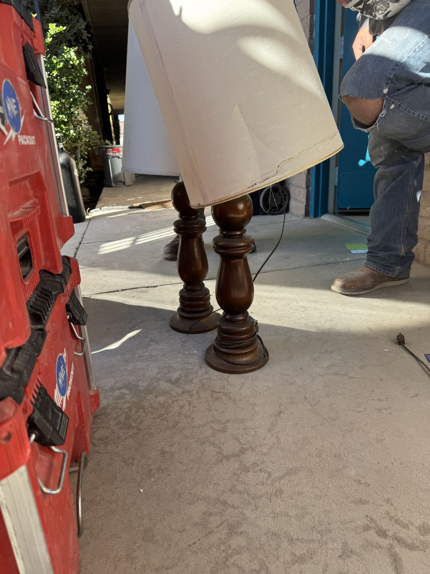 Vintage Wooden Lamps