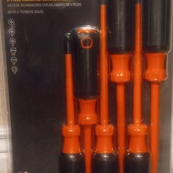6 Piece Insulated Screwdriver Set 