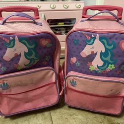 Cute pink unicorn Kid Suitcase