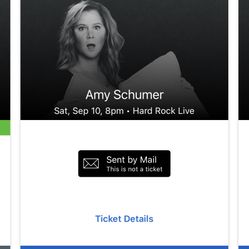 Amy Schumer - Hard Rock Live Tickets 9/10