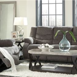 Raymour and Flanagan Southgate Reclining Two Piece Sofa