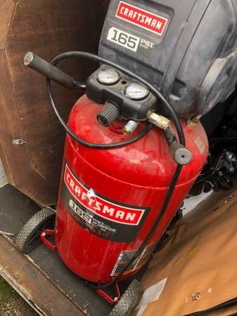 Craftsman 1.7 HP air compressor 33 gallon 165 PSI max
