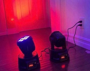 new Pair of Compact Mini Moving Head DJ Stage Lights – RGBW Wash & Dynamic Beam Effects Transform any room into a professional event space with this d
