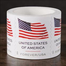 🇺🇸 Genuine USPS Forever Stamps – Sealed Roll of 100– Shipping Available!