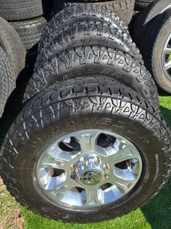 Dodge Ram 8lugs Wheels with Goodyear Wrangler Tires