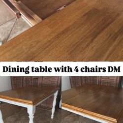 Wood Dining Table Set