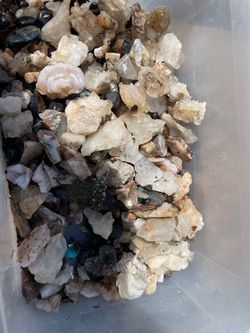 Whole large rock collection crystals all colors pyrite