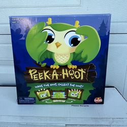NEW! Peek a hoot board game
