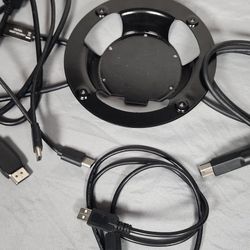 Cables And Samsung Odyssey 6G Mounting Bracket And Accessories 