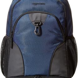 Amazon Basics Sport Laptop Backpack - Navy Blue