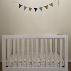 White Baby Crib