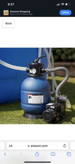13” 10000gals 3/4 HP 2640 GPH Above Ground Self-Priming Sand Filter Pool water Pump System timer Coleman Intex 
