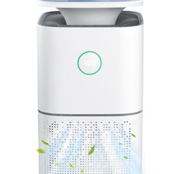 HEPA Air Purifier and Humidifier 2 in 1 for Home Large Room Up to 2676 Ft², Quiet Air Purifiers for Bedroom with Sleep Mode, air Filter for Pets, Odor