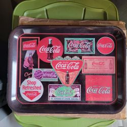 Coca-Cola sign art tray