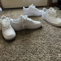 All White An White An Grey Af1’s 