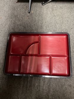 Commercial 6-compartment Japanese bento tray