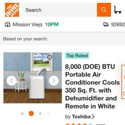 Toshiba Portable Air Conditioner 