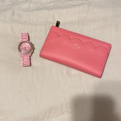 Michael Kors Watch & Kate Spade Wallet