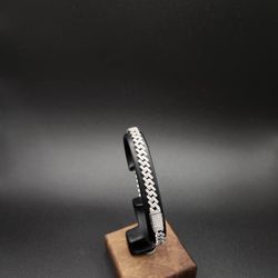 Diamond Prong Moissanite Cuban Bracelet 