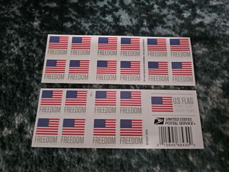 Booklets of US Flag FREEDOM Forever Stamps