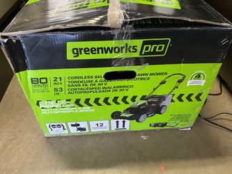 80v Greenworks Lawn Mower
