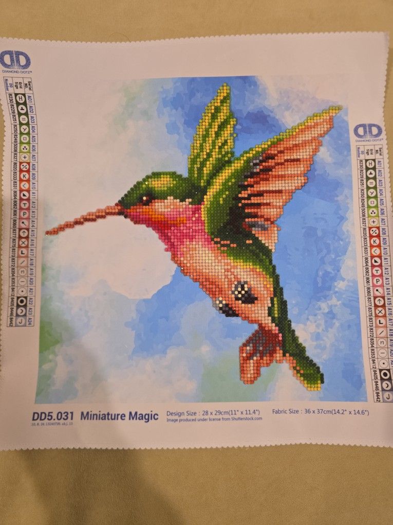 Hummingbird Diamond Art