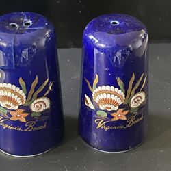 Vintage Virginia Beach Salt and Pepper Shakers 80s/90s
