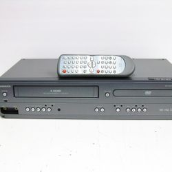 Magnavox MWD2206 Video Cassette Recorder VHS VCR / DVD Player Combo
