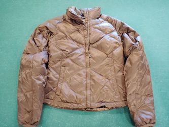 The North Face Woman's Brown Puffer Jacket Excellent Condition Size XS