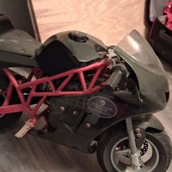 Pocket Rocket 49cc Red And Black