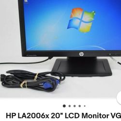 HP Monitor 20"