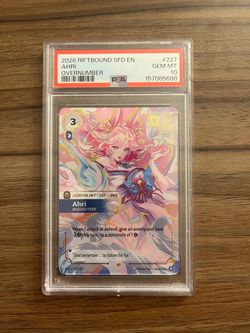Spiritforged SFD #227 Ahri Overnumber Inquisitive PSA 10