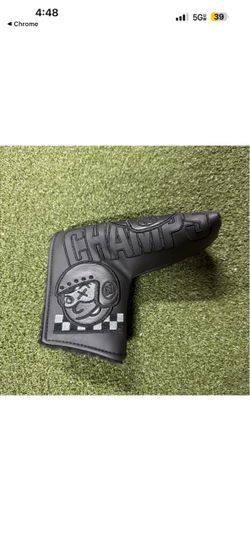 New SCOTTY CAMERON Champs Choice Johnny Racer Blade Putter Head Cover Black