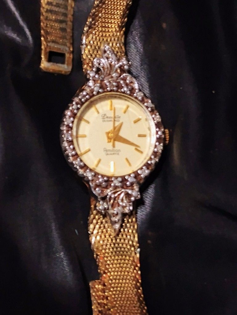 Ladies Deauville Diamond Armitron Quartz Watch