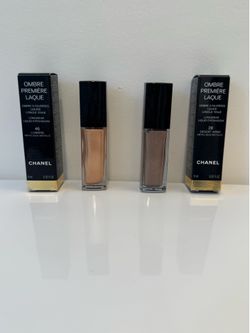 2 Authentic New CHANEL Longwear Liquid Eyeshadow in Original Boxes- Ombré Premiere Laque: —Shade 28 Desert Wind  —Shade 46 Lumiere (Limited Edition)