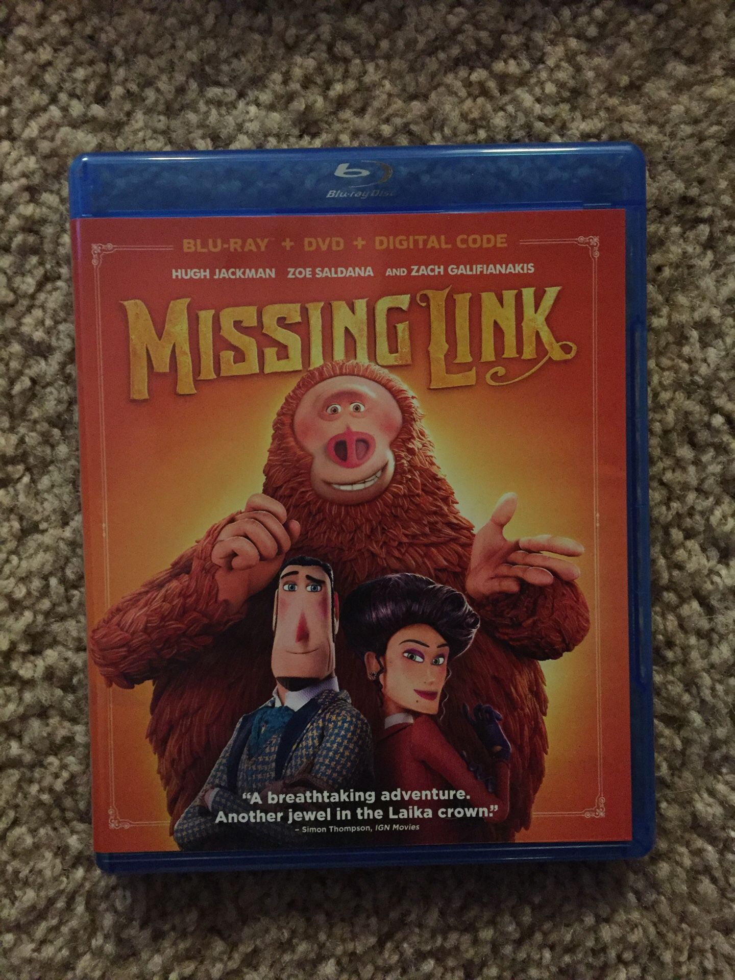Missing Link Blu-Ray