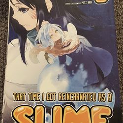 That Time I Got Reincarnated As A Slime Vol 1,2,3,4,and 6. 