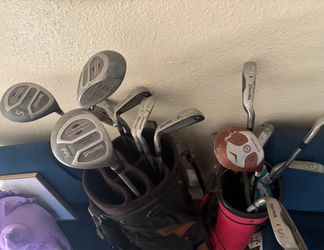 Use golf clubs