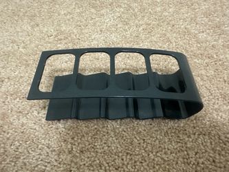 Black 4-Slot Remote Control Holder – Organizer