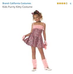 California costumes purrty kitty Child Large