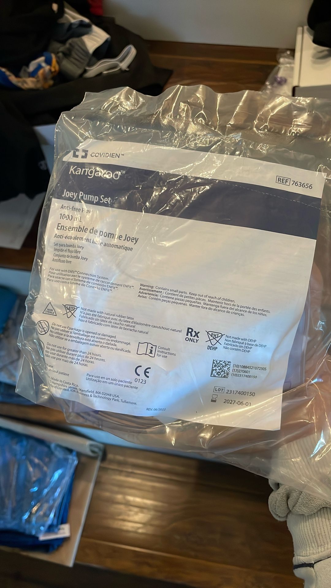 Free- Feeding Pump Bags