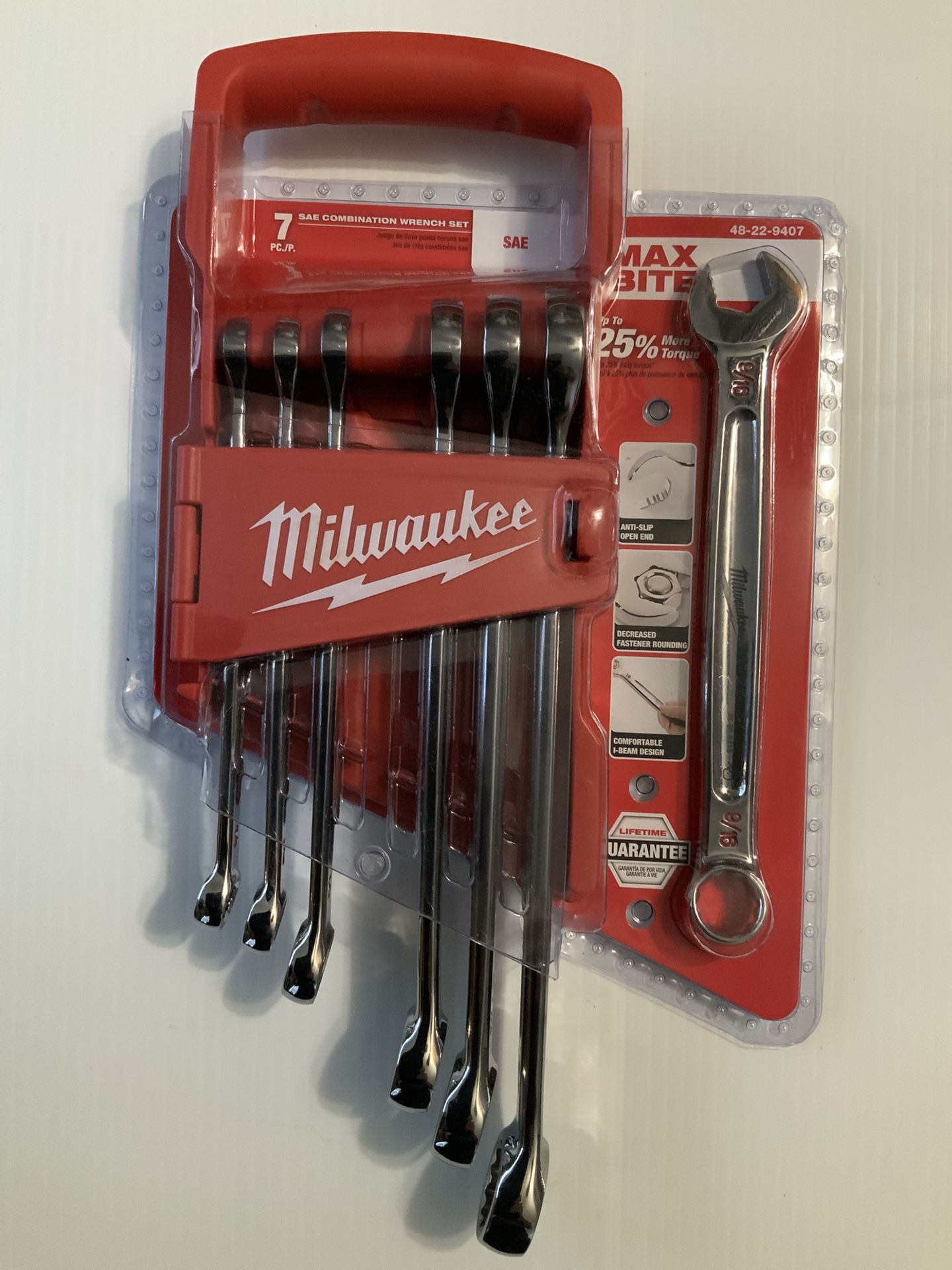 Milwaukee 7 Piece Wrench Set SAE