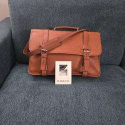 Vintage COACH Briefcase Messenger Bag