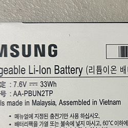 Rechargeable Li-on Battery For Samsung Chromebook