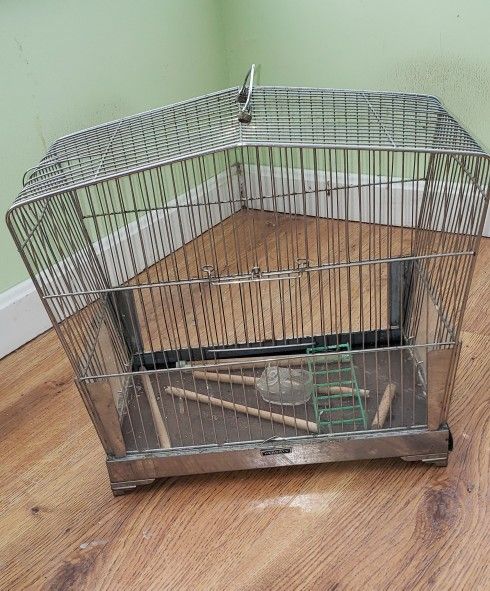Vintage Metal Bird Cage