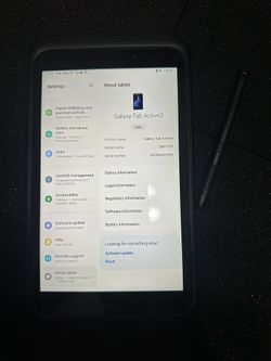 Samsung Galaxy Tab Active3 (SM-T570) w/ S Pen