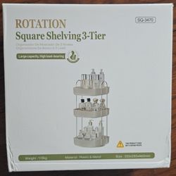 3 Tier Rotating  Beauty Shelf
