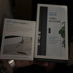 Blink door bell and sync module